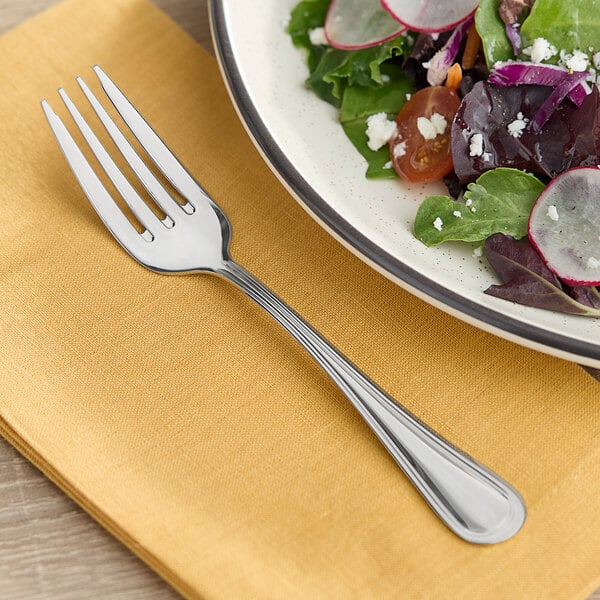 Acopa Edgeworth 6 7/8" X-Heavy Salad / Dessert Fork – item 267750806E image 2