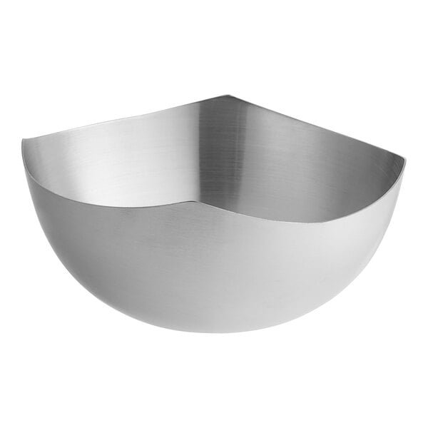 American Metalcraft 9.5 oz. Satin Stainless Serving Bowl – item 124SB450 image 2