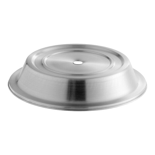 American Metalcraft 12 1/8"-12 7/16" Satin Plate Cover – item 124PC1244R