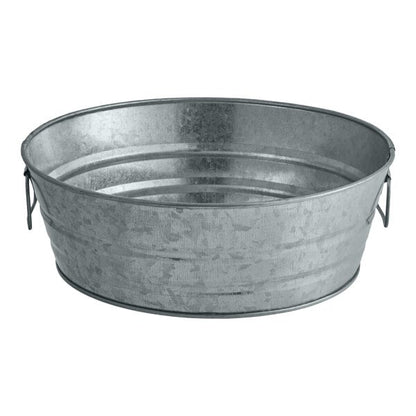 American Metalcraft 9 1/2" x 3 1/4" Galvanized Serving Bowl – item 124MTUB10 image 2