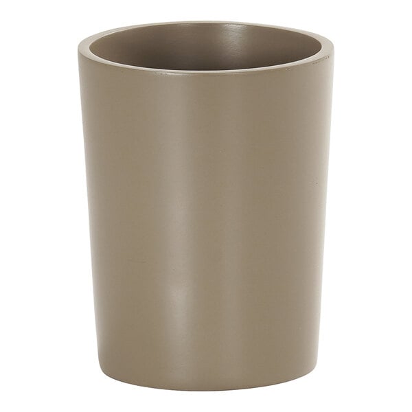 oz. Taupe Round Resin Crock / Jar Condiment Organizer – item 211237425125