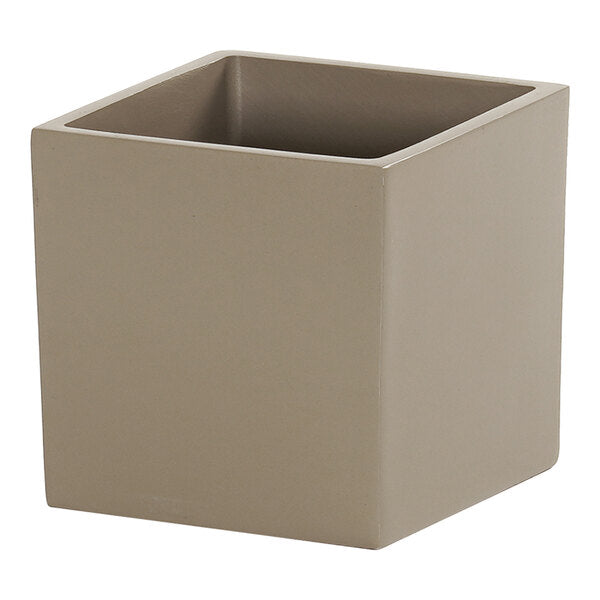 oz. Taupe Square Resin Crock / Jar Condiment Organizer – item 211220554125