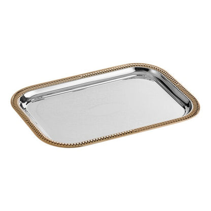 Vollrath 47260 Odyssey 18 1/4" x 12 1/4" Gold Serving Tray – item 92247260
