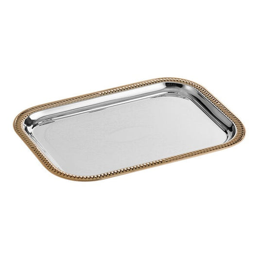 Vollrath 47260 Odyssey 18 1/4" x 12 1/4" Gold Serving Tray – item 92247260