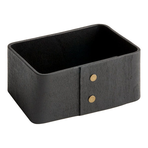 American Metalcraft 4" x 3 5/8" Poplar Sugar Caddy – item 124PWBS4