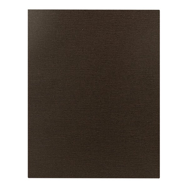 H. Risch, Inc. Linen 8 Menu Cover w/ Album Style Corners – item 759LIN4V811E image 2