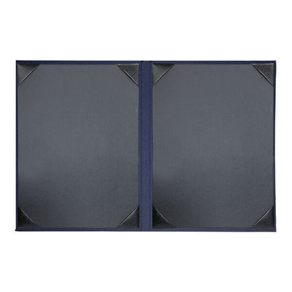 H. Risch, Inc. Linen 8 Menu Cover w/ Album Style Corners – item 759LIN2V811R
