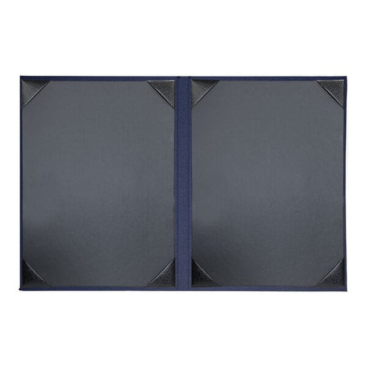 H. Risch, Inc. Linen 8 Menu Cover w/ Album Style Corners – item 759LIN2V811R