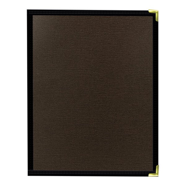 H. Risch, Inc. Linen 8 1/2" x Menu Cover w/ Interior Pocket – item 759PKTL3V81E