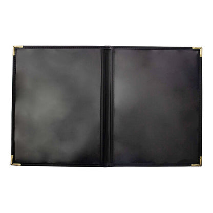 H. Risch, Inc. Linen 8 1/2" x Menu Cover w/ Interior Pocket – item 759PKTL2V81E image 2