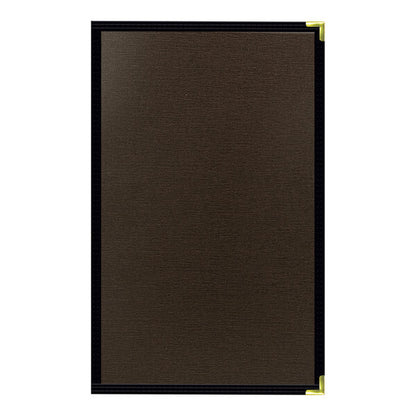 H. Risch, Inc. Linen 8 1/2" x Menu Cover w/ Interior Pocket – item 7594V814EPKT