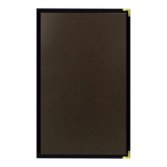 H. Risch, Inc. Linen 8 1/2" x Menu Cover w/ Interior Pocket – item 7596V814EPKT