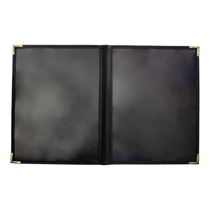 H. Risch, Inc. Linen 8 1/2" x Menu Cover w/ Interior Pocket – item 759PKTL2V81R image 2