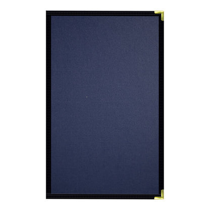 H. Risch, Inc. Linen 8 1/2" x Menu Cover w/ Interior Pocket – item 7593V814RPKT