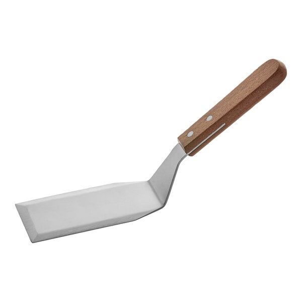 American Metalcraft 5" x 3" Solid Turner w/ Wood Handle – item 12419007