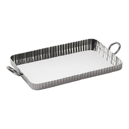 American Metalcraft 7/8" x 10" Fluted Serving Tray Pan – item 124STSF15