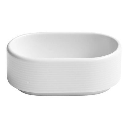 Ariane Orba 4 5/16" x 3" Oval Embossed Sugar Packet Holder – item 91B121077002PR