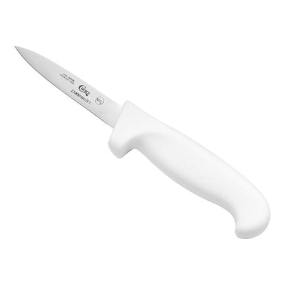 Choice 3 1/4" Smooth Edge Paring Knife w/ White Wide Handle – item 220KWPAR32FT