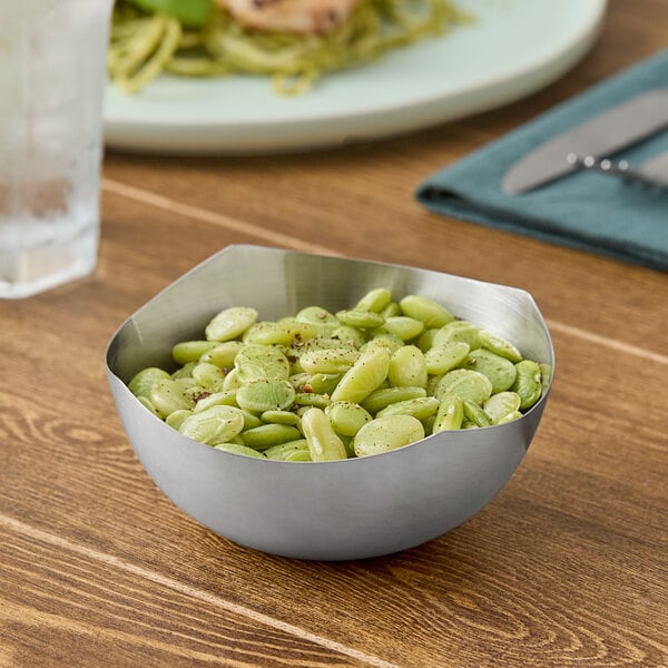 American Metalcraft 9.5 oz. Satin Stainless Serving Bowl – item 124SB450
