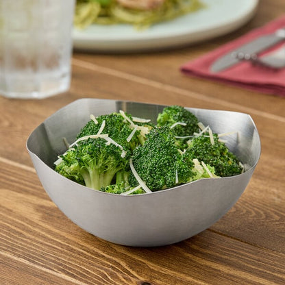 American Metalcraft 15 oz. Satin Stainless Serving Bowl – item 124SB575