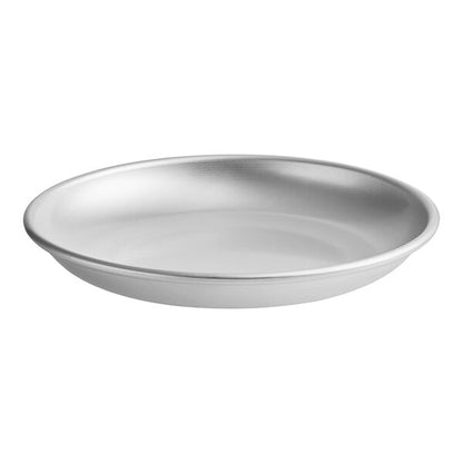 Choice 13 3/4" x 2" Aluminum Serving Bowl, 96 oz. – item 176SFD14TRY image 2