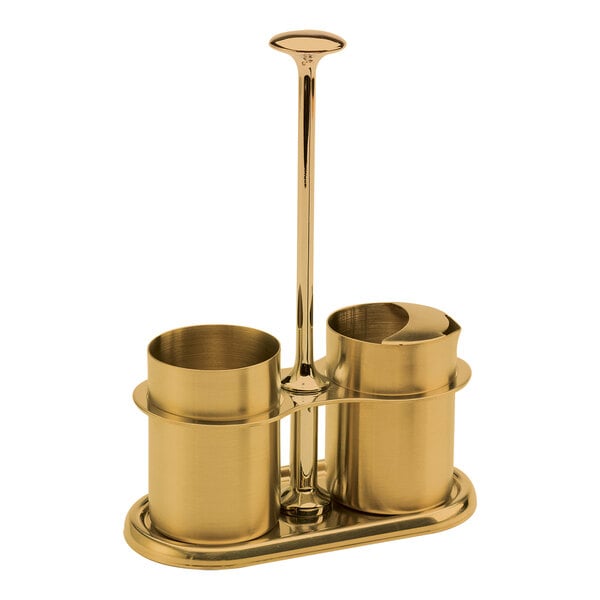 Service Ideas 4 oz. Vintage Gold Sugar Stick Holder and – item 723STCCRSG4VG