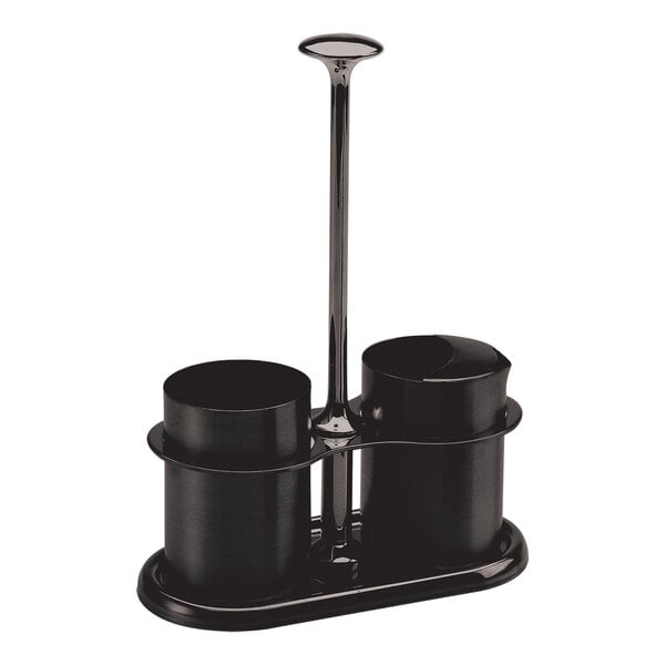 Service Ideas 4 oz. Onyx Sugar Stick Holder and Creamer – item 723STCCRSG4BX