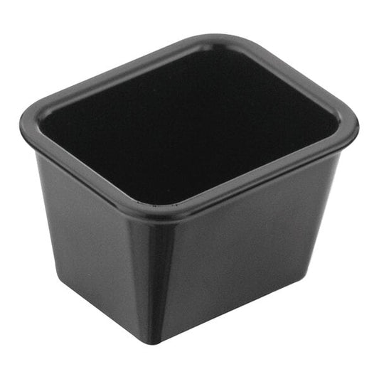 Service Ideas 3" x 2 1/2" Black Plastic Sugar Packet Holder – item 723SPH3BL
