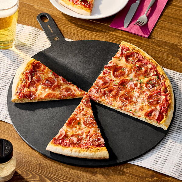 Epicurean 16" Slate Richlite Wood Fiber Round Cutting Board – item 353429211602