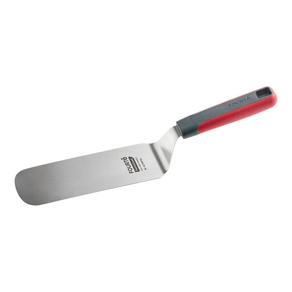 Fourte ThermaGuard 8" x 3" High Heat Turner w/ Nylon Handle – item 483TRNSD83