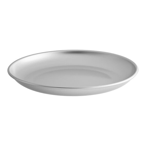 Choice 17 3/4" x 2" Aluminum Serving Bowl, 208 oz. – item 176SFD18TRY image 2