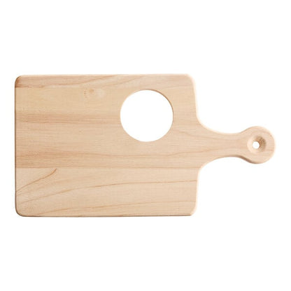 Choice 9 1/2" Cutting Board w/ Ramekin Insert and 4" Handle – item 164BB137R image 2