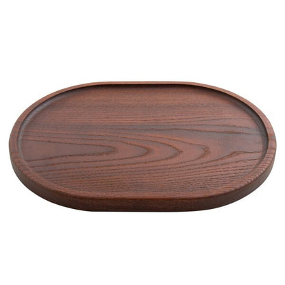 American Metalcraft 12" x 9" Oval Dark Brown Serving Board – item 124AWB12CS image 2