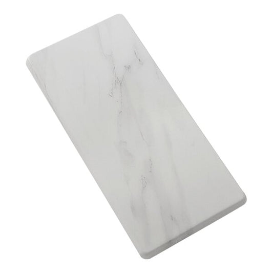 American Metalcraft 17 3/4" x 8 3/4" White Serving Platter – item 124MW18CS