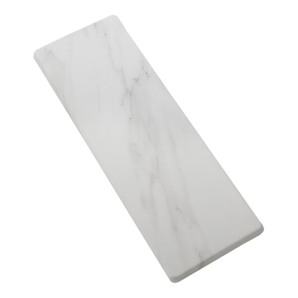 American Metalcraft 24" x 8 3/4" White Serving Platter – item 124MW24CS