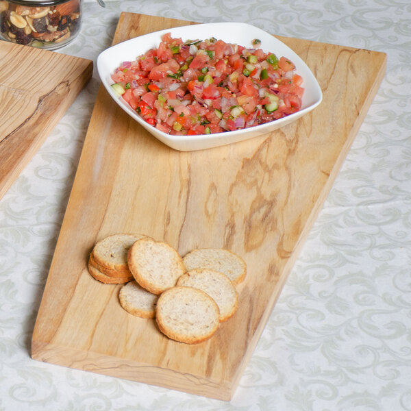 American Metalcraft 18" x 9 1/8" Trapezoidal Serving Board – item 124OWB1810CS