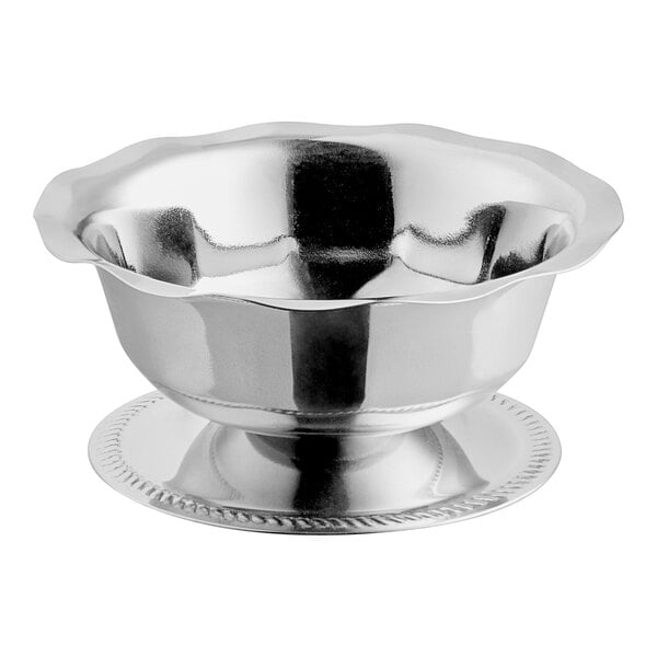 Choice 3.5 oz. Paneled Sherbet Dish Serving Bowl – item 17648013K image 2