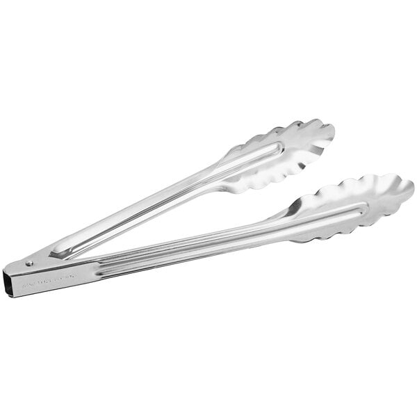Choice 9 1/2" Extra Heavy-Duty Utility Tongs – item 407TXHD9CS