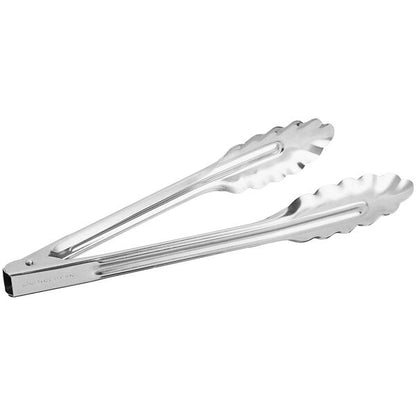 Choice 9 1/2" Extra Heavy-Duty Utility Tongs – item 407TXHD9CS