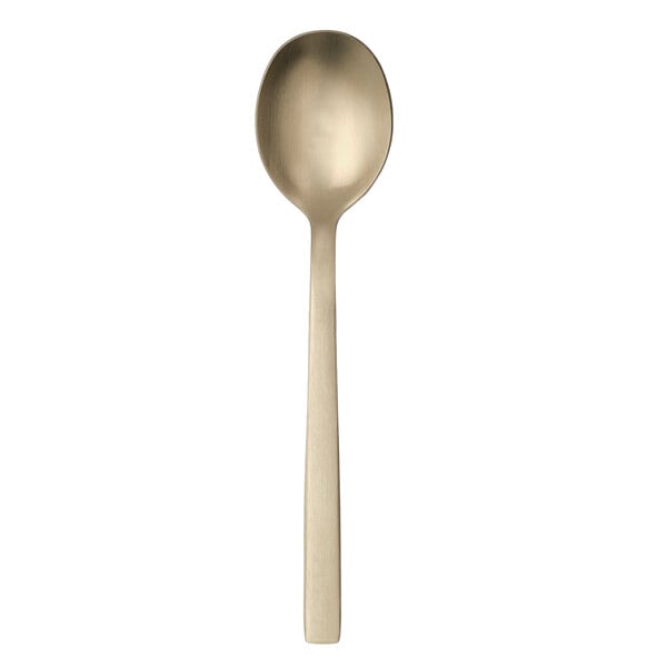 Libbey Elexa Satin OR 5 1/8" Gold Heavy Demitasse Spoon – item 959763007