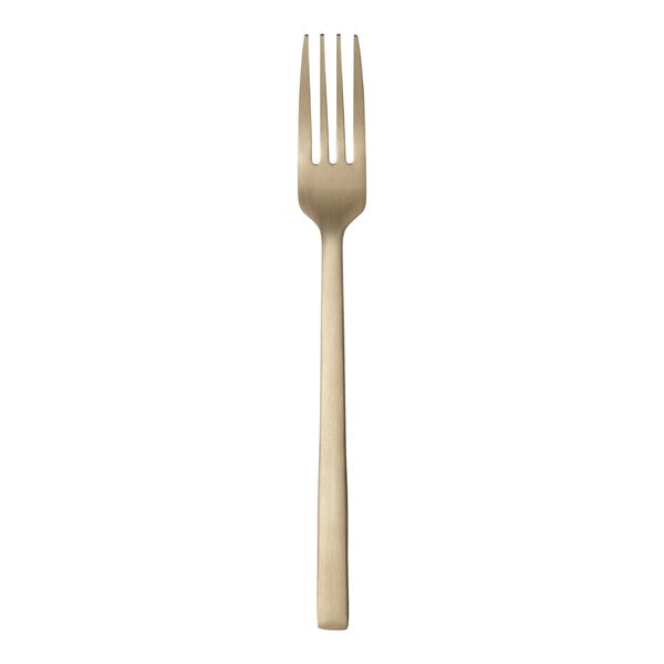 Libbey Elexa Satin OR 7" Gold Heavy Salad Fork – item 959763030