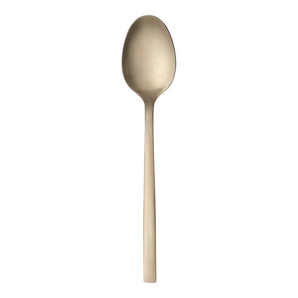 Libbey Elexa Satin OR 7 1/4" Gold Heavy Oval Dinner Spoon – item 959763103
