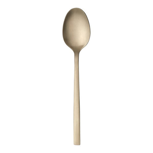 Libbey Elexa Satin OR 7 1/4" Gold Heavy Oval Dinner Spoon – item 959763103