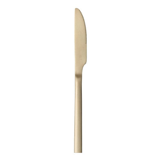 Libbey Elexa Satin OR 9" Gold Heavy Dinner Knife – item 9597635501