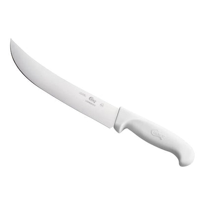 Choice 10" Cimeter Knife w/ White Handle – item 220KWCMTR10