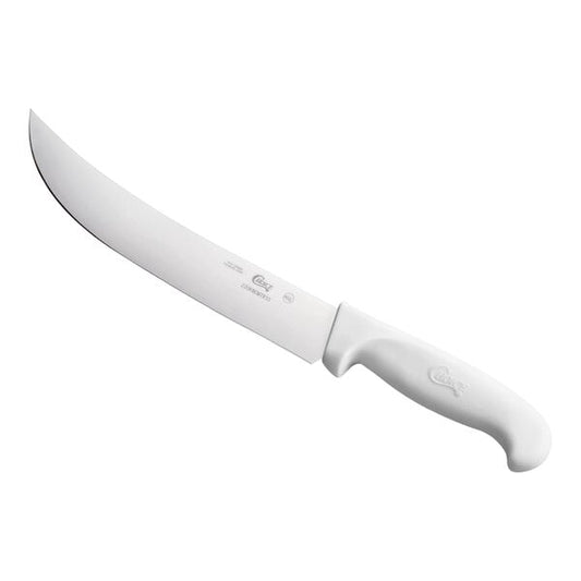 Choice 10" Cimeter Knife w/ White Handle – item 220KWCMTR10