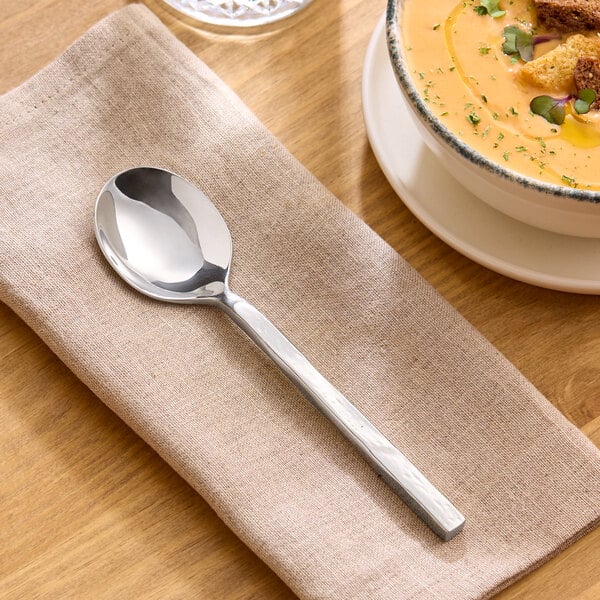 Acopa Architect 7" 18/10 X-Heavy Bouillon Spoon – item 267910802 image 2