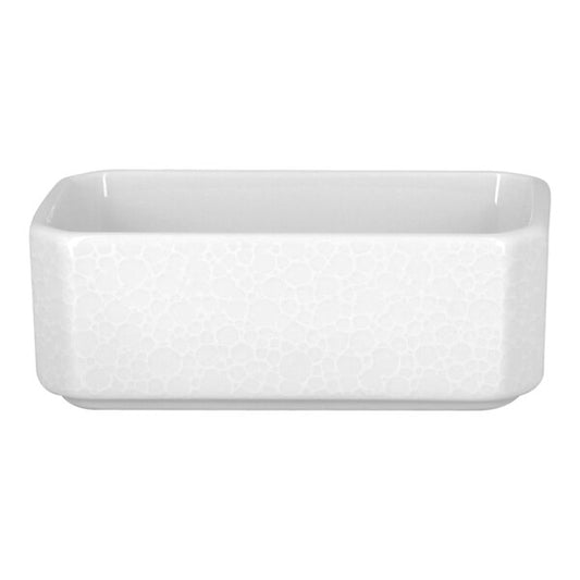 RAK Porcelain Charm 6.75 oz. Bright Embossed Sugar Caddy – item 772CHPBASH01