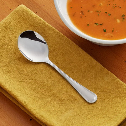 Acopa Edgewood 5 7/8" Heavy Bouillon Spoon – item 267320002E image 2