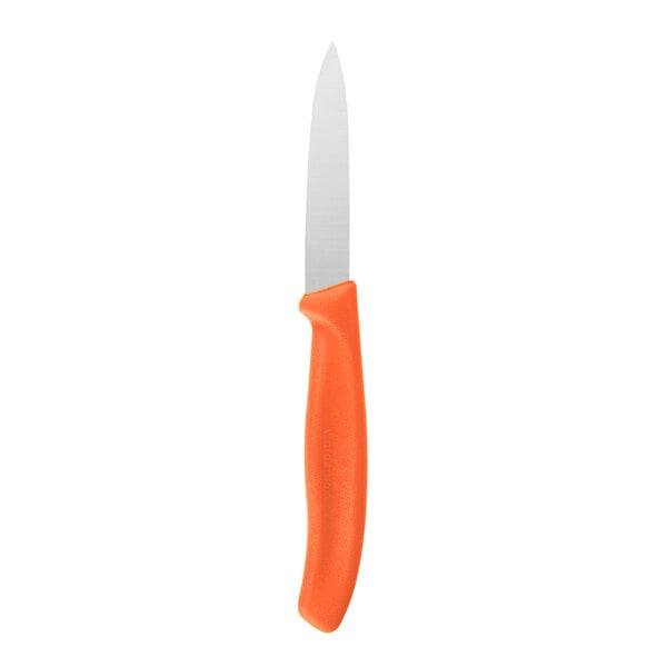 Victorinox Paring Knife w/ Tangerine Orange Handle – item 35367606OR